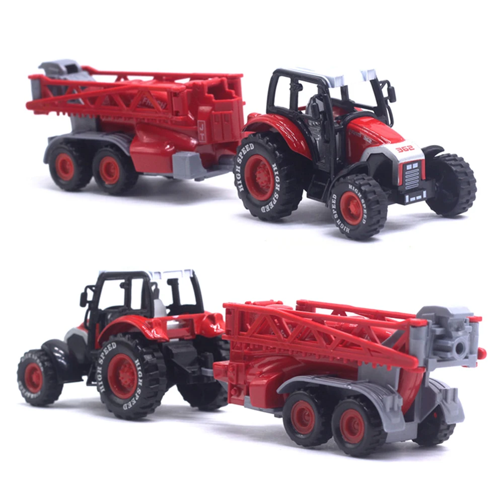 

2Pcs 1/42 Diecast Tractor Harvester Farm Vehicle Car Model Kids Toy Xmas Gift