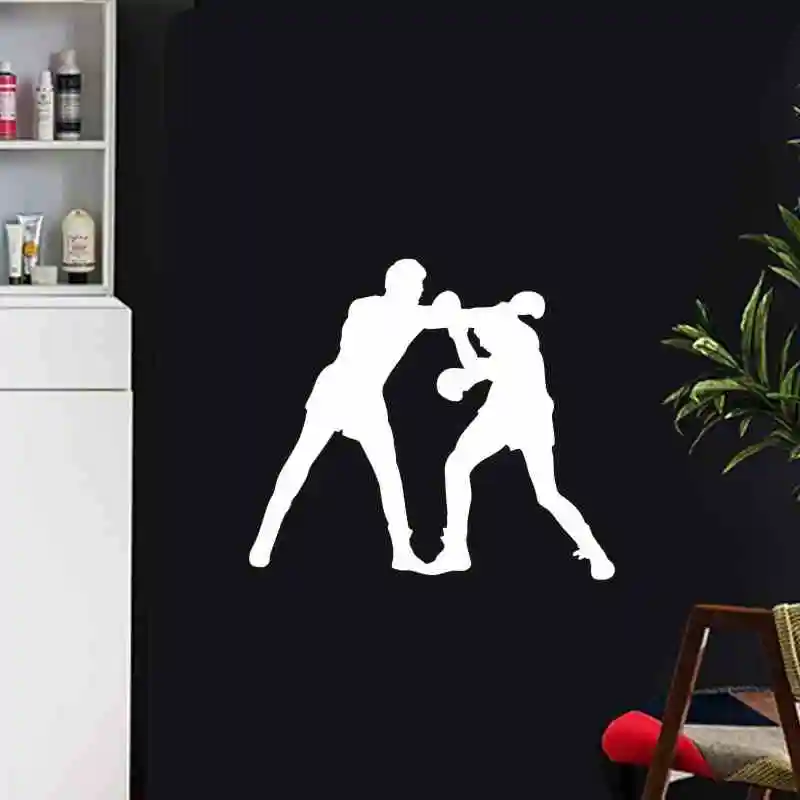 Боксерские перчатки Стикеры удар боксер Игрушечная машина наклейка Бесплатная
