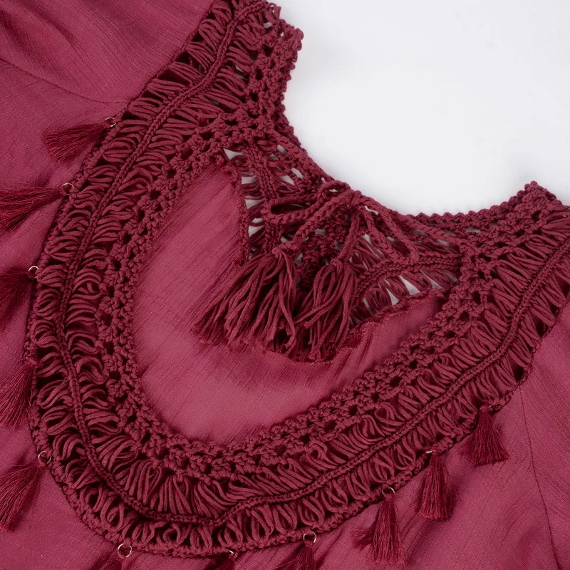 Сексуальная накидка с кисточками купальник бикини Пляжное Платье накидки для