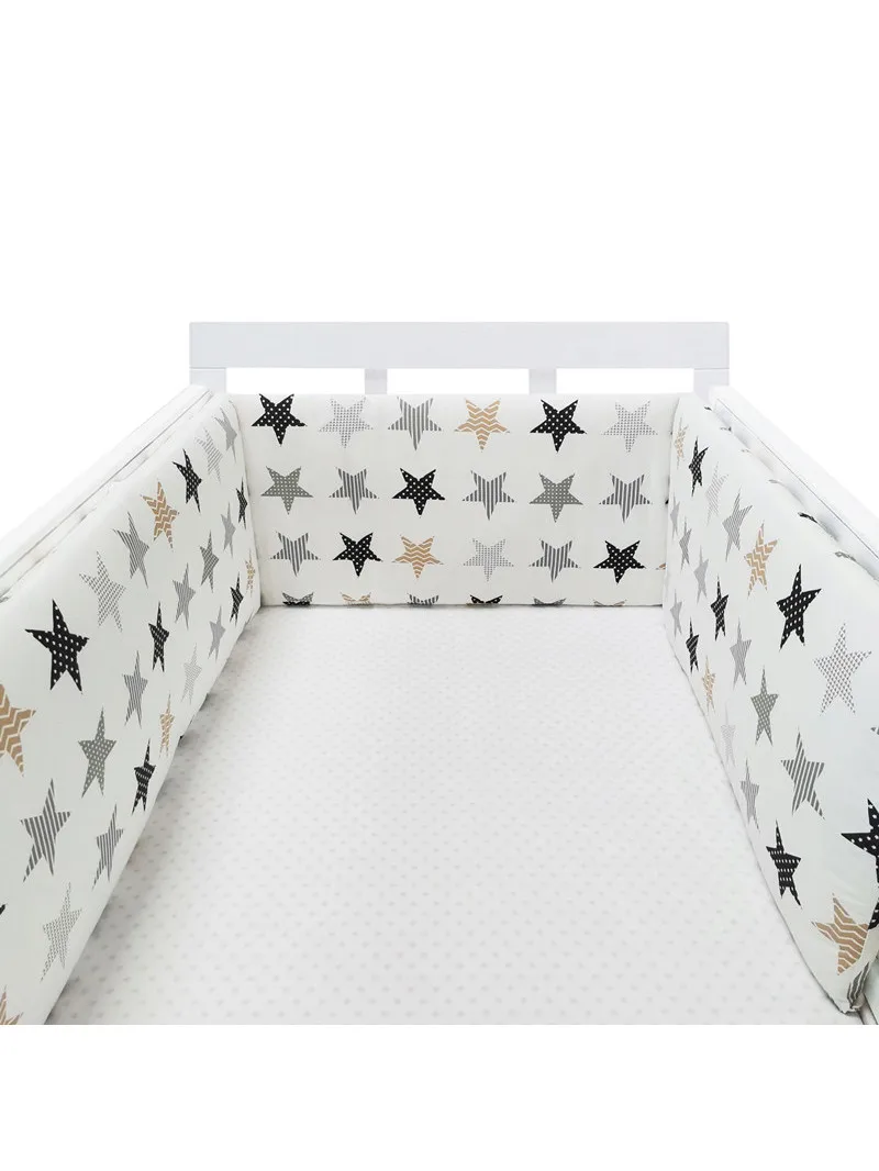 Детская кроватка бампер для новорожденных мягкая хлопковая кровать Съемная