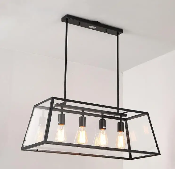 Винтажная Подвесная лампа в стиле ретро Лофт светильник для столовой ресторана