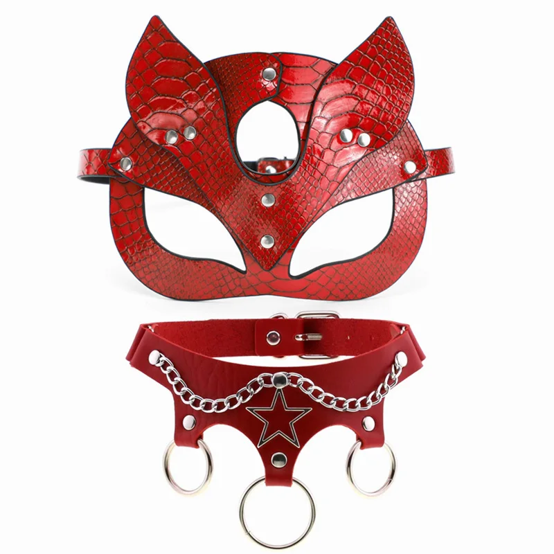 Аниме Косплэй лиса уход за кожей лица маска для Головные Уборы Хэллоуин вечерние