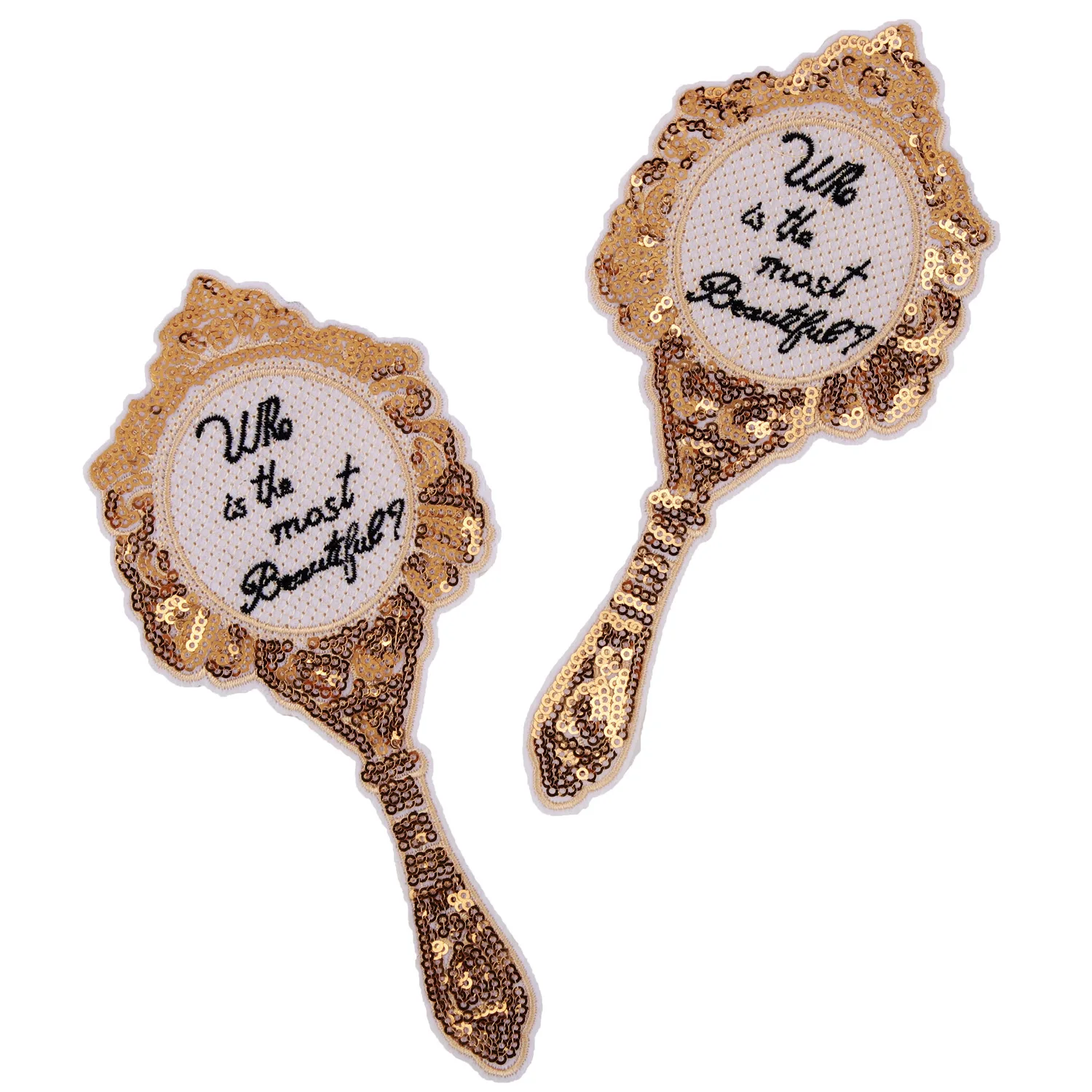 2019 новые большие Мультяшные Волшебные зеркальные блестки аппликация