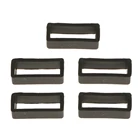 5 шт. силиконовый ремешок для часов с пряжкой держатель для часов кольцо для фиксации