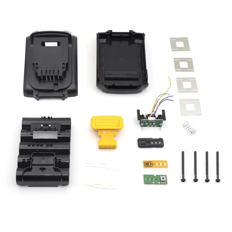 

Акция! Пластиковый Чехол для аккумулятора DCB200, печатная плата для Dewalt 18 в, 20 в, 3,0 Ач, 4,0 Ач, корпус литий-ионного аккумулятора DCB201