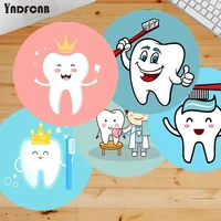 yndfcnb boy gift pad cartoon cute white teeth durable rubber mouse mat pad gaming mousepad rug for pc laptop notebook