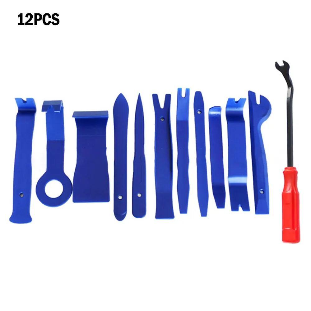 

12pcs Pro Car Removal Pry Open Tool Kit For Auto Audio Door Dash Trim Panel Clip Car Hand Tool Car Disassembly Tools Set DVD