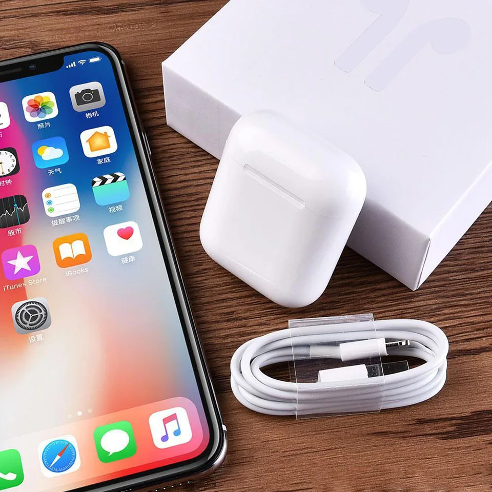 White I60 tws bluetooth наушники беспроводные наушники Беспроводная зарядка Спортивная bluetooth-гарнитура для iphone Android Xiaomi PK i12 i10 i20 - Цвет: White