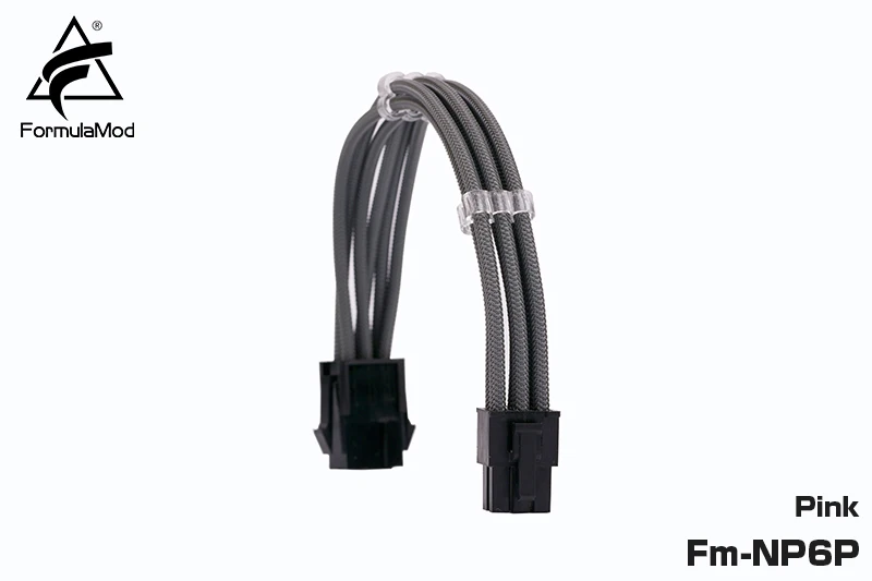 FormulaMod Fm-NP6P PCI-E 6Pin Мощность мм удлиняющий кабель для материнская плата/GPU