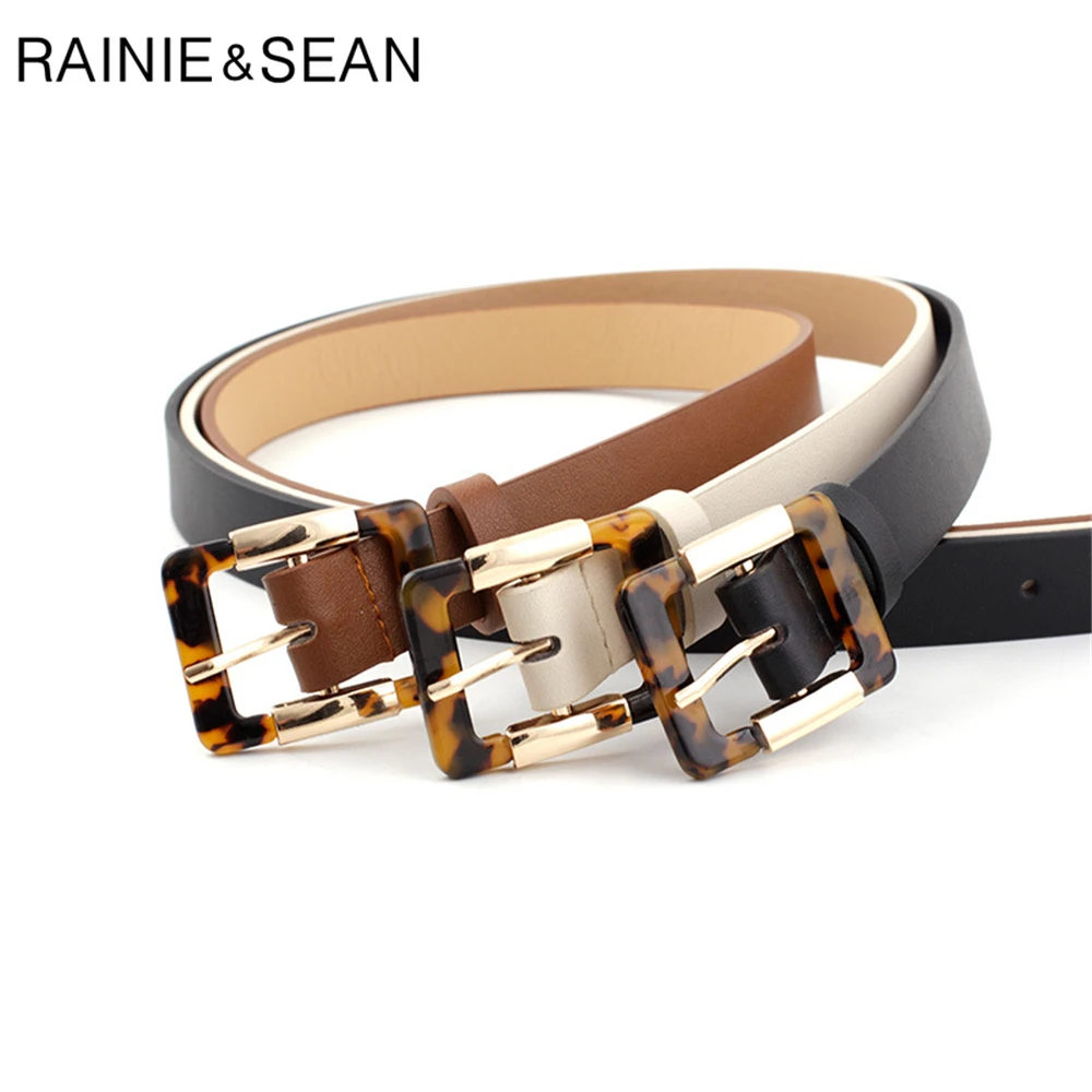 Женский ремень для джинсов RAINIE SEAN черный женский брюк Женские аксессуары ремни 105
