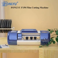 fonlyu auto film cutting machine f150 flexible hydrogel film for mobile phone screen front protective back film cut sticker