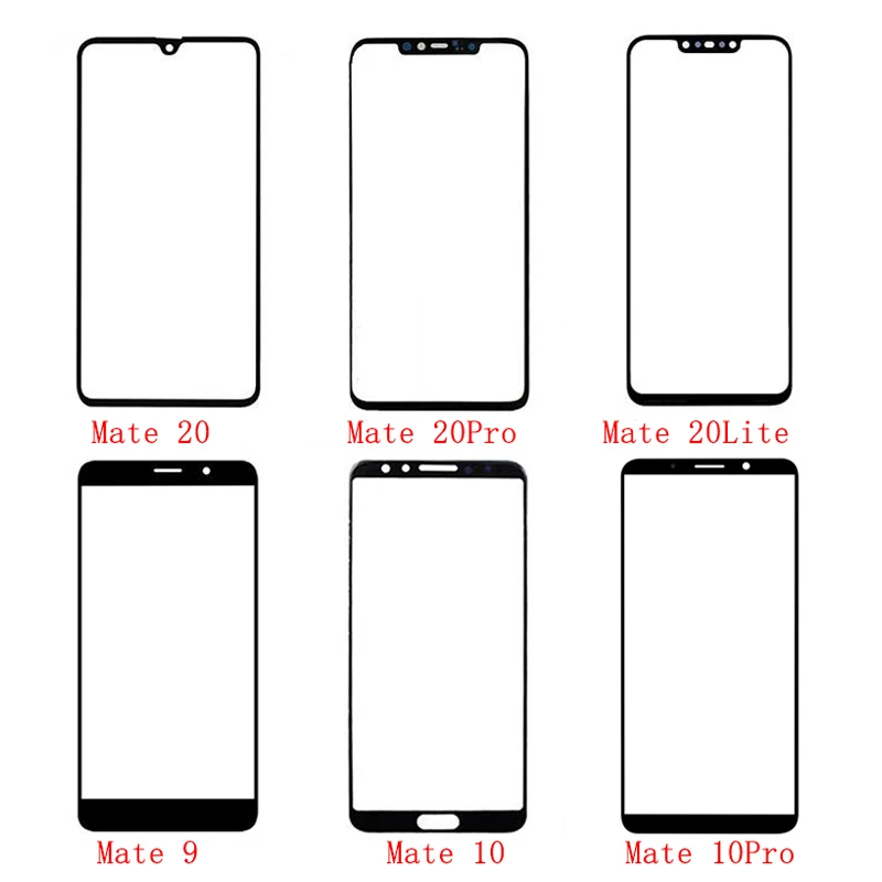 Передняя внешняя стеклянная линза сенсорная панель сменная крышка для Huawei P30 Pro P20