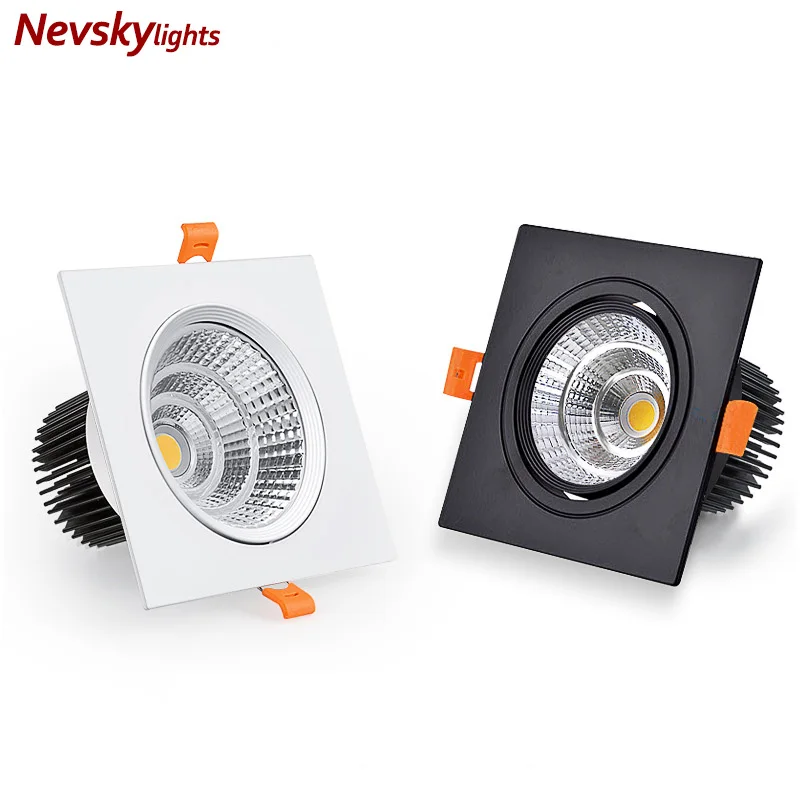

Led Shallow cup Recessed downlight Ceiling Spot lamp bedroom Square Spotlights Living Room point Light COB ceiling light fixture