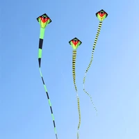 free shipping high quality large snake kite fly line ripstop nylon outdoor toys kids kites factory kite wheel eagle bird new hot