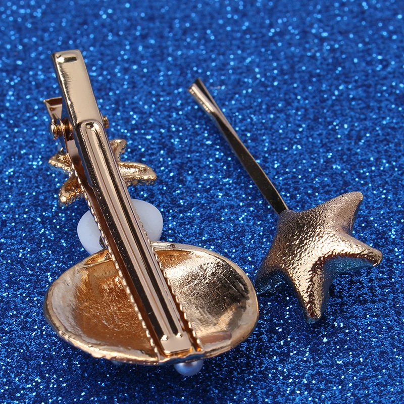 Новая модная Заколка-пряжка для женщин Ретро пляжная металлическая оболочка