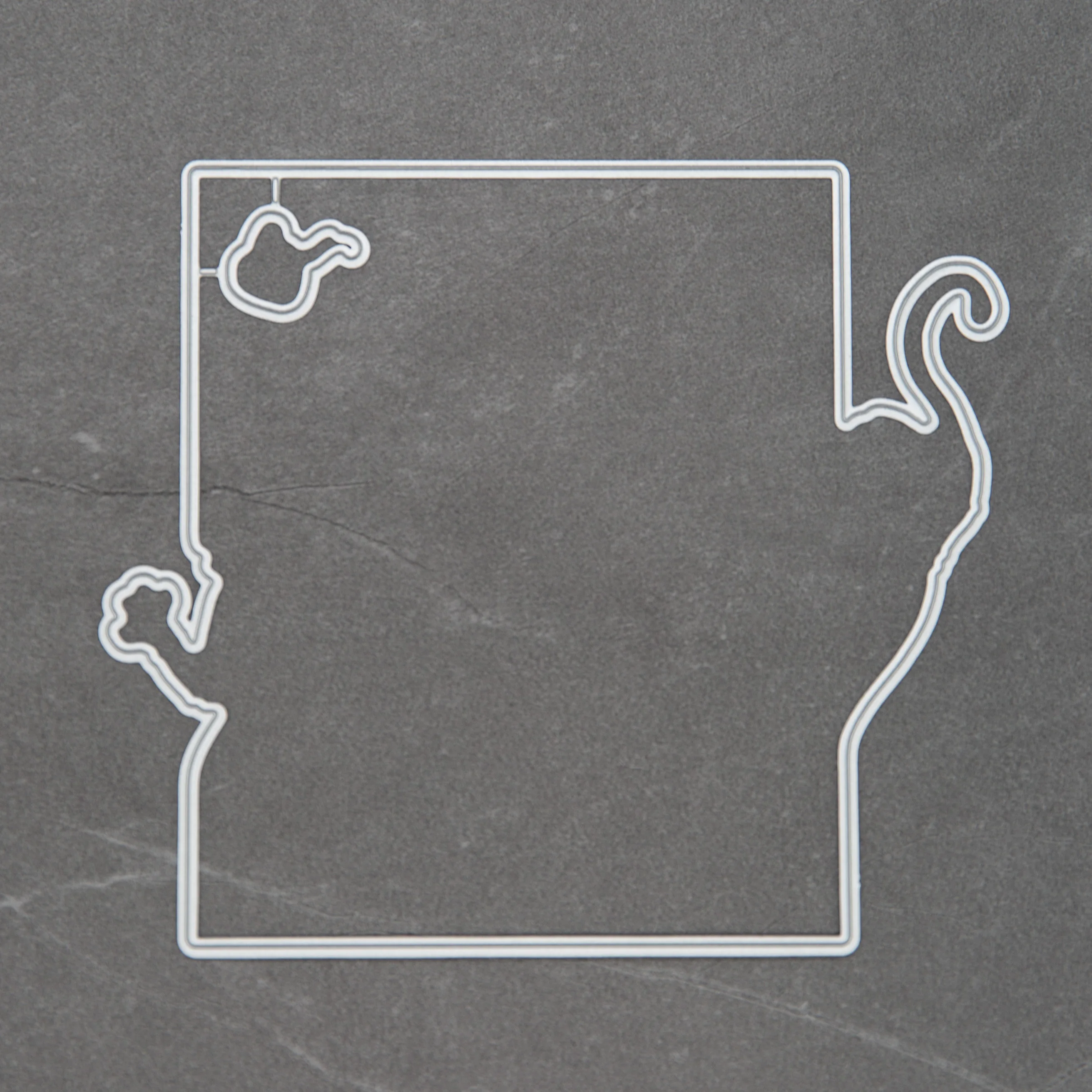 3D печать кошка Трафаретный вырубной штамп печатей и штампов 2020 DIY Скрапбукинг