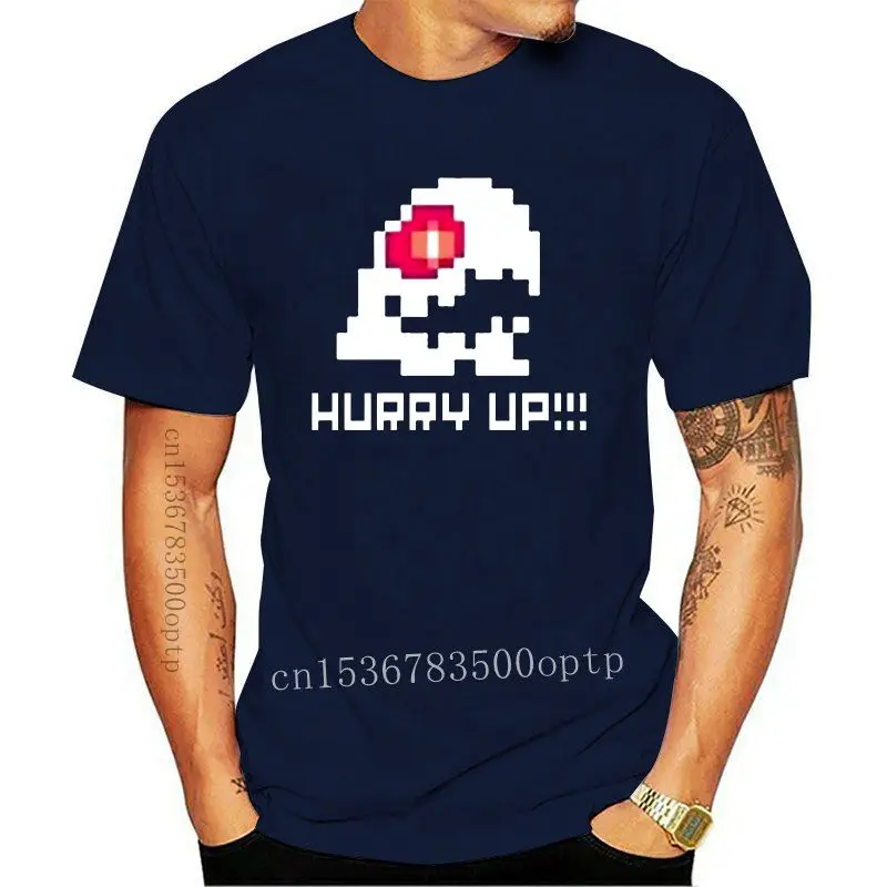 

New Bubble Bobble Hurry Up Funny Video Game T Shirt Men Women T-Shirt Tees Ment Shirt Summer Style