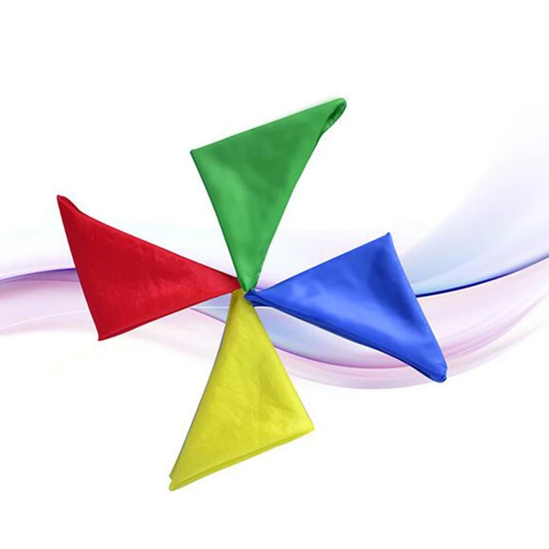 Четыре цвета шарф изменение взрослый сценический шелковый четыре забавная