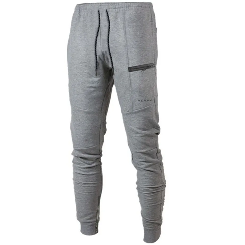 

New Spring And Summer Sports And Fitness Men's Trousers Thin Running Training Basketball Slim Feet With Zipper Casual Pants