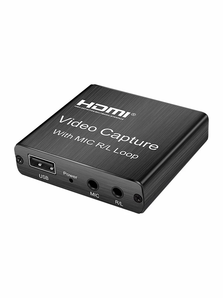 USB 3 0 4K Loop out аудио видео Захват карта 2 HDMI запись Коробка микрофон в телефоне игра