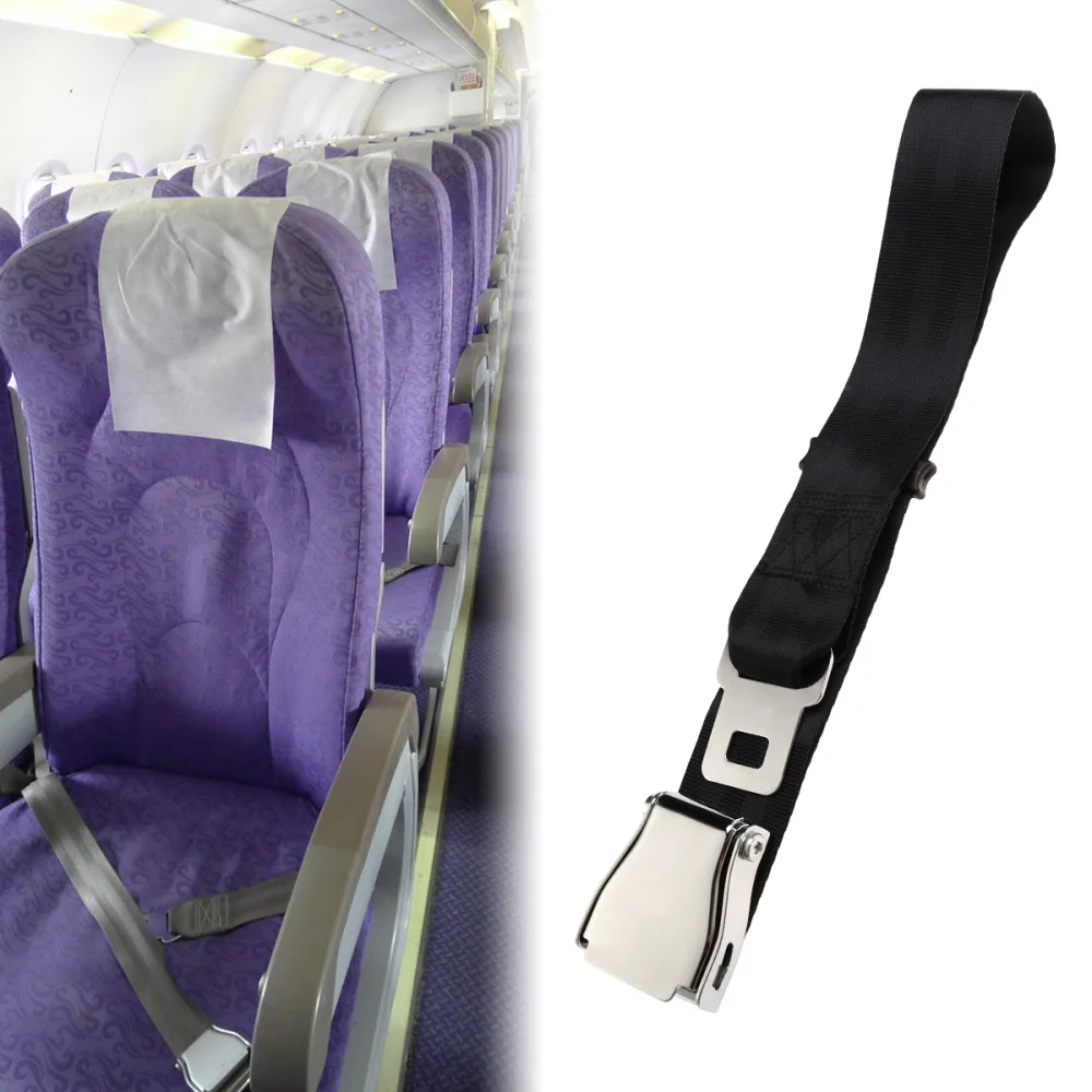 

Type A 55-100cm Adjustable Airplane Airline AirCraft Extra Long Seat Belt Extender/Aeroplane, Fits Most Major Airlines