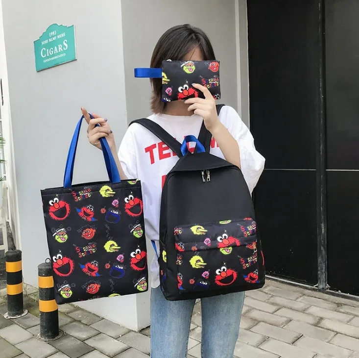 3 шт./компл. ноутбук школьные рюкзаки для девушек мальчиков подростков женский