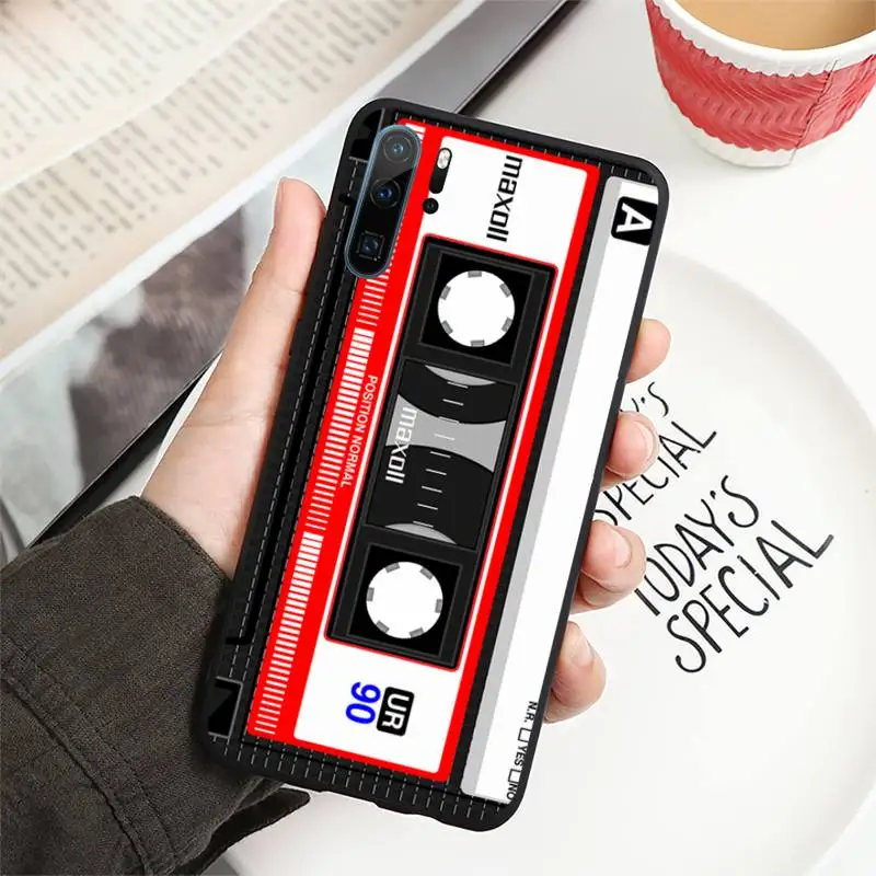 

VintageCassettetape Phone Case For Huawei P40 P20 P30 lite Pro P Smart 2019 Mate 40 20 10 Lite Pro Nova 5t
