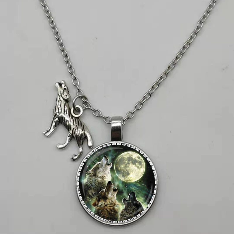 Лидер продаж! Модная винтажная Скандинавская Волчья цепочка в виде животного