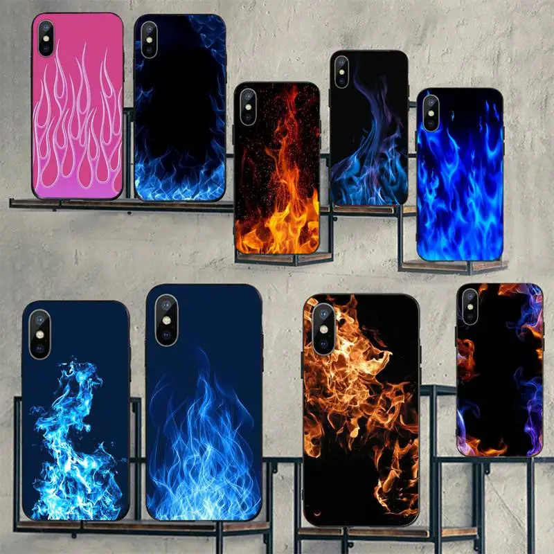 

Fashion Flames Phone Case for iPhone 11 12 pro XS MAX 8 7 6 6S Plus X 5S SE 2020 mini