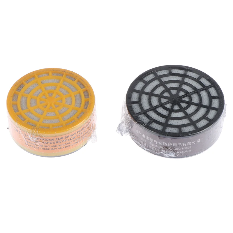 

1pc Gas Masker Filter Cartridge Organische Gas Schilderen Spuiten Filter Met Masker Gebruik