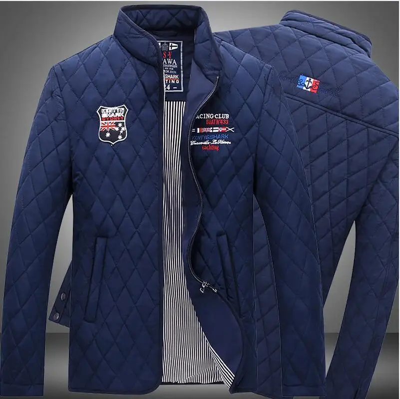 Акула для мужчин s куртки Eden Slim Fit Aeronautica наивысшего качества Повседневная брендовая одежда верхняя одежда Новейший парк весна осень Мужская куртка - Цвет: as picture