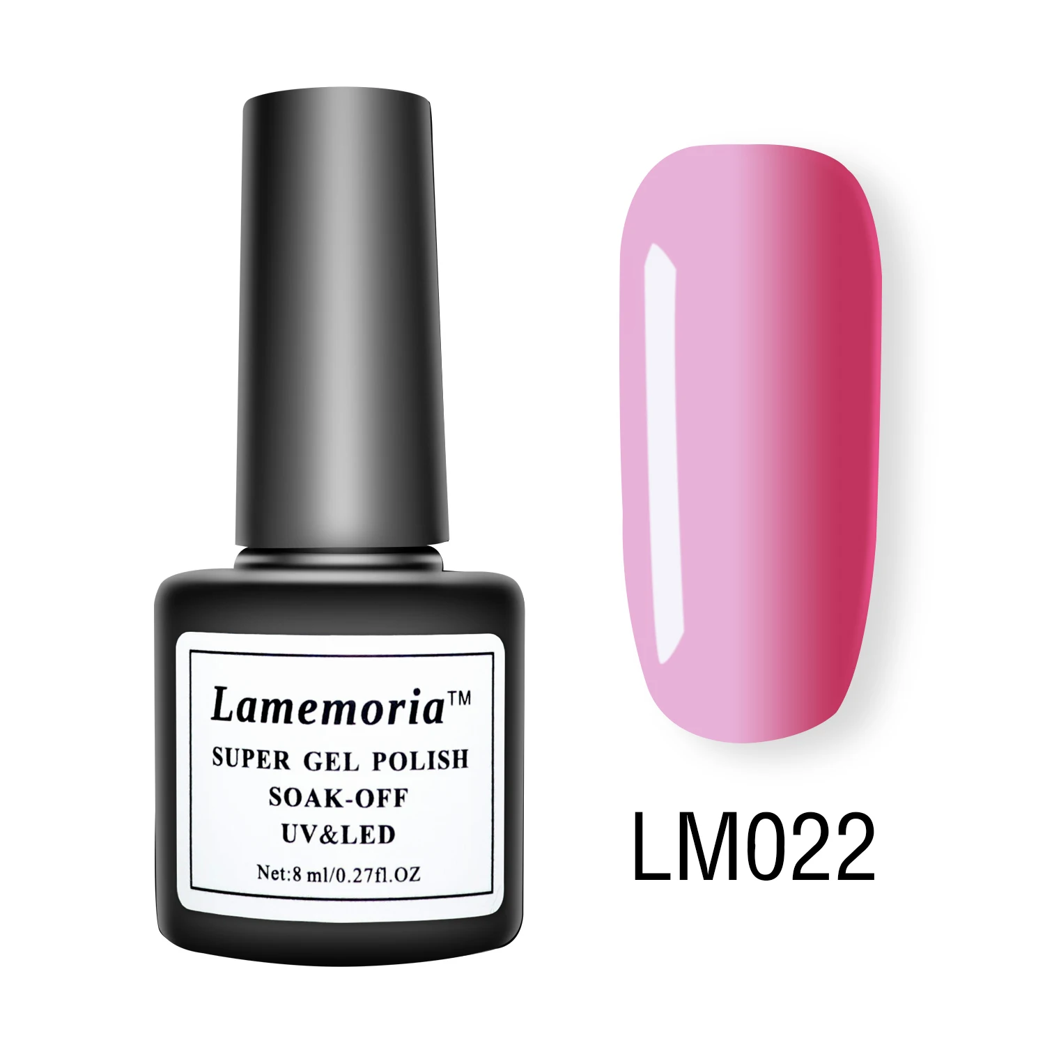 LM022 8ml Gel Nail Polish Red Pink Series Soak Off UV/LED Nail Gel Varnis Manicure Semi Permanent Nail UV Gel Lacquer Primer Base Coat - Цвет: LM022