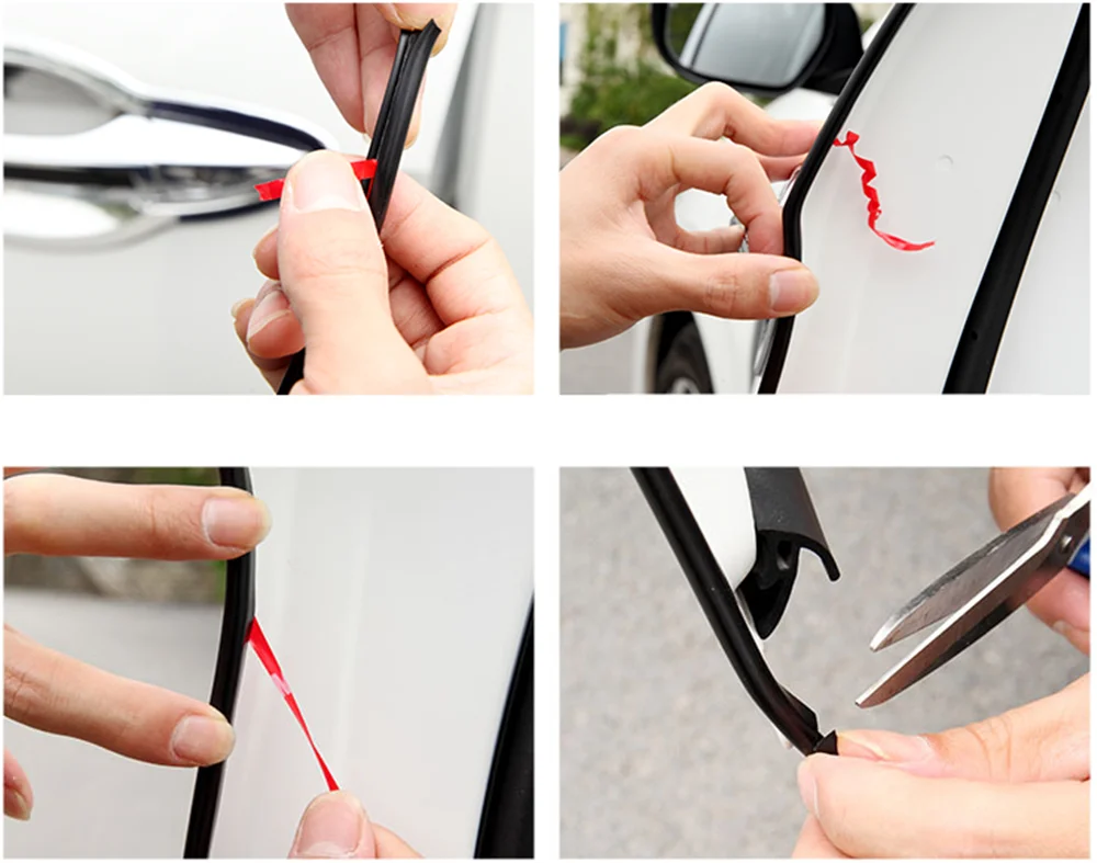 5 m уплотнение двери анти столкновения Автомобиля защита наклейки украшения для