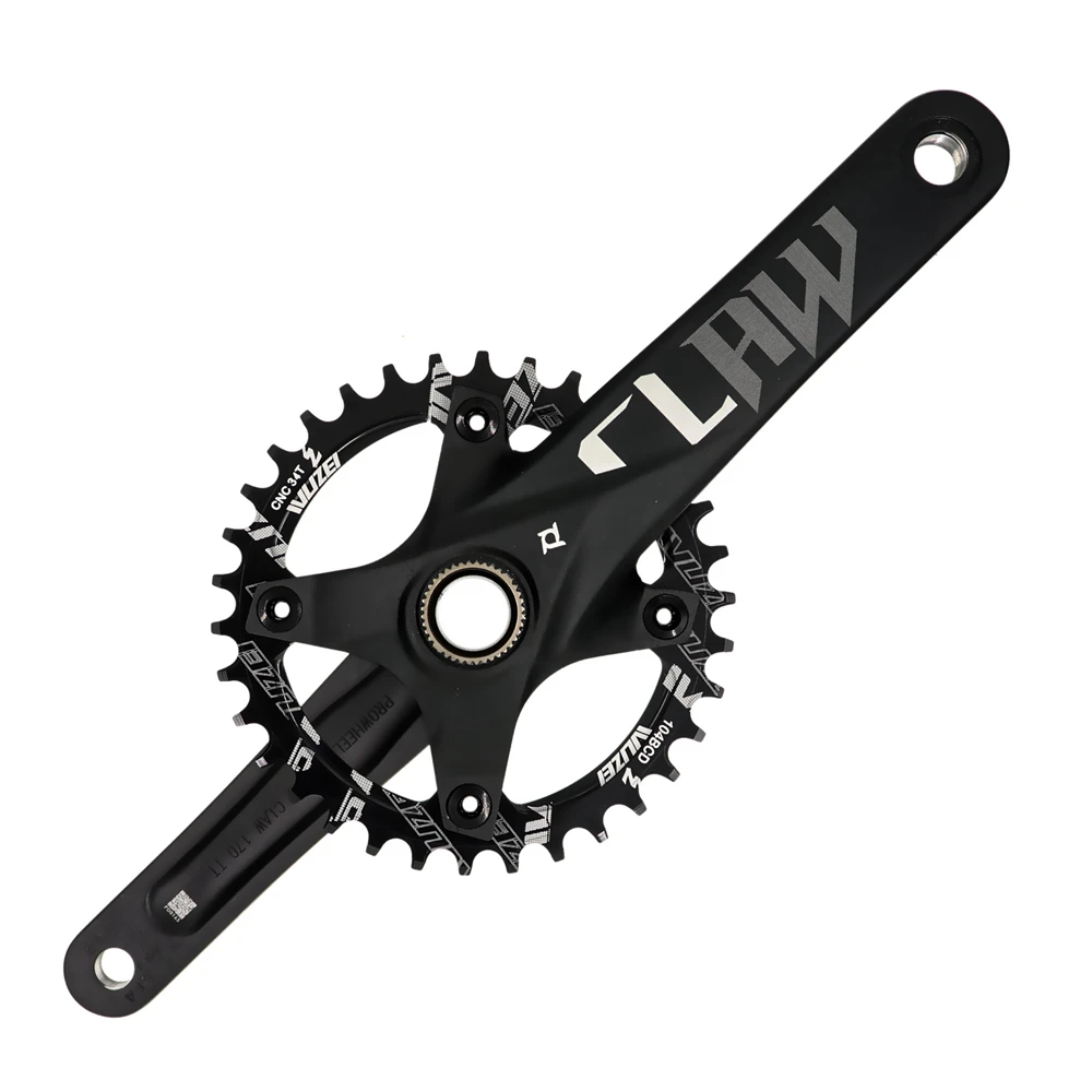 Кривошипная система Prowheel MTB 104BCD 170/175 мм с круглой узкой широкой звездой