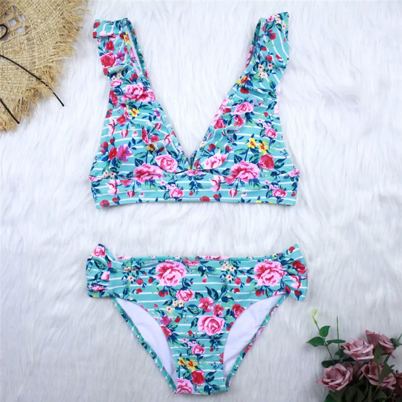Женский купальник с принтом танкини купальный костюм пляжная одежда Мягкий
