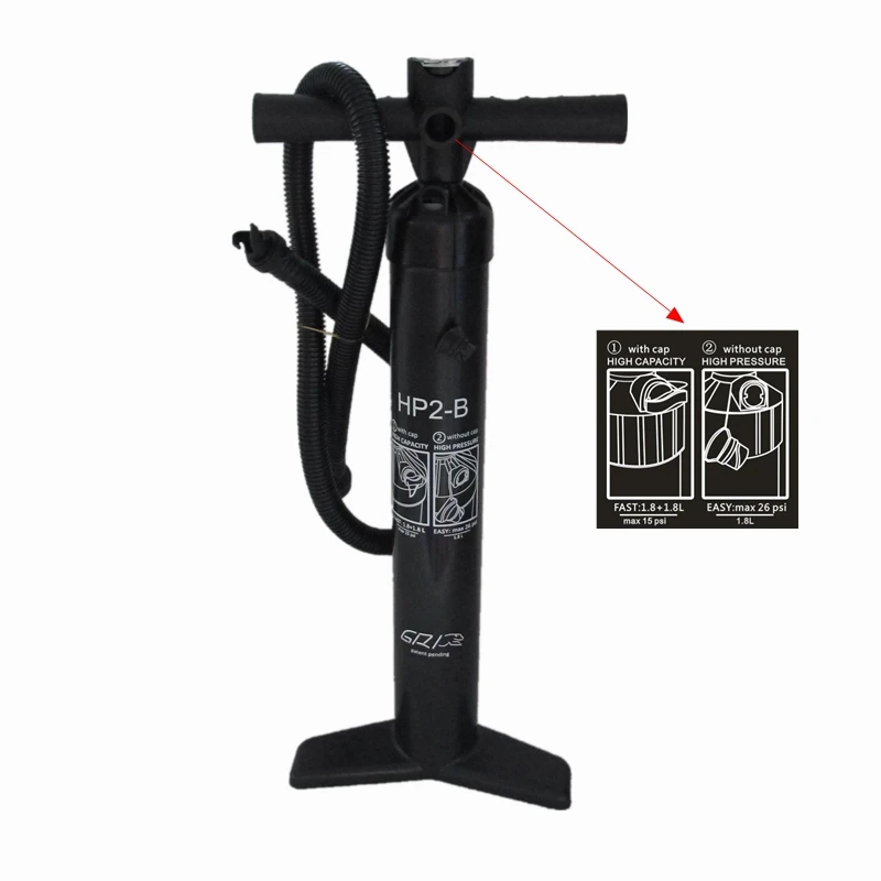 Ручной насос высокого давления двухсторонний ручной воздушный для SUP серфинга