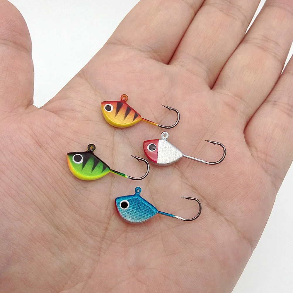 

54Pcs Fishing Lure Winter Ice Fishing Hooks Hard Bait Fishing Pesca Tackle Isca Artificial Bait Crankbait With Boxes