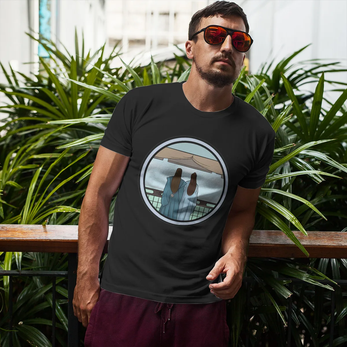 

Word of Honor Zhou Zi Shou and Wen Ke Xing Men's short-sleeved t-shirt Cute R353 Top tee Eur Size