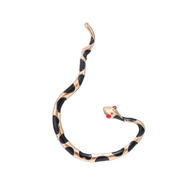 

New Red Eyes Snake Shape Earrings Stud Cuff Earrings For Women Style Jewelry Fashion Punk Style Twining