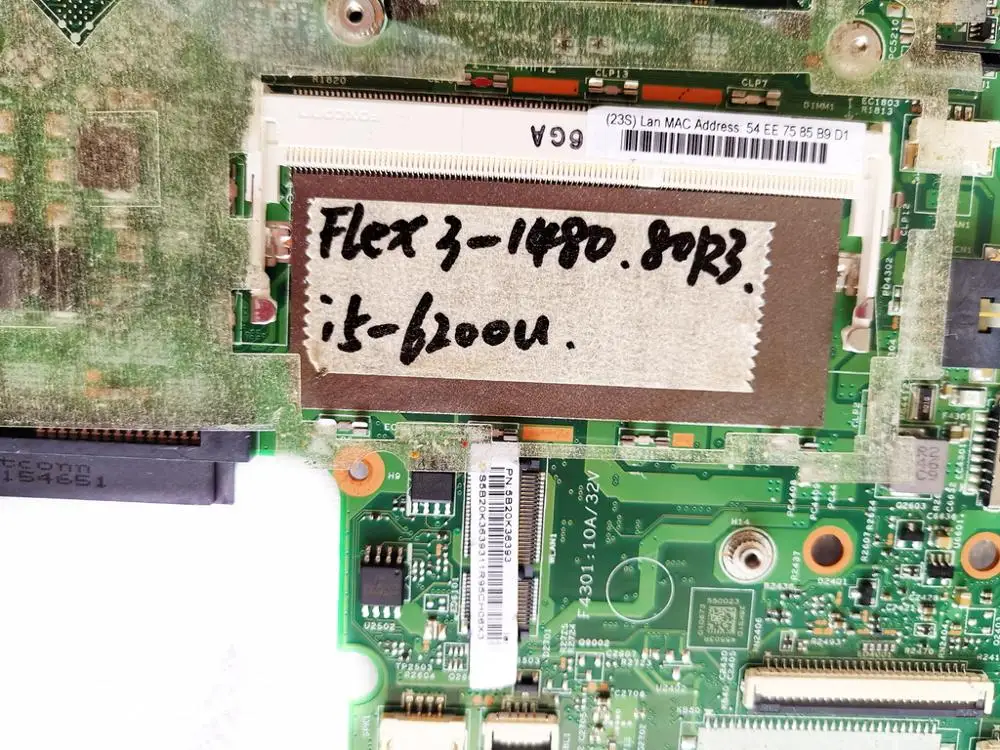 Оригинальный Для Lenovo FLEX3-1480 Материнская плата ноутбука I5-6200U испытанное хорошее