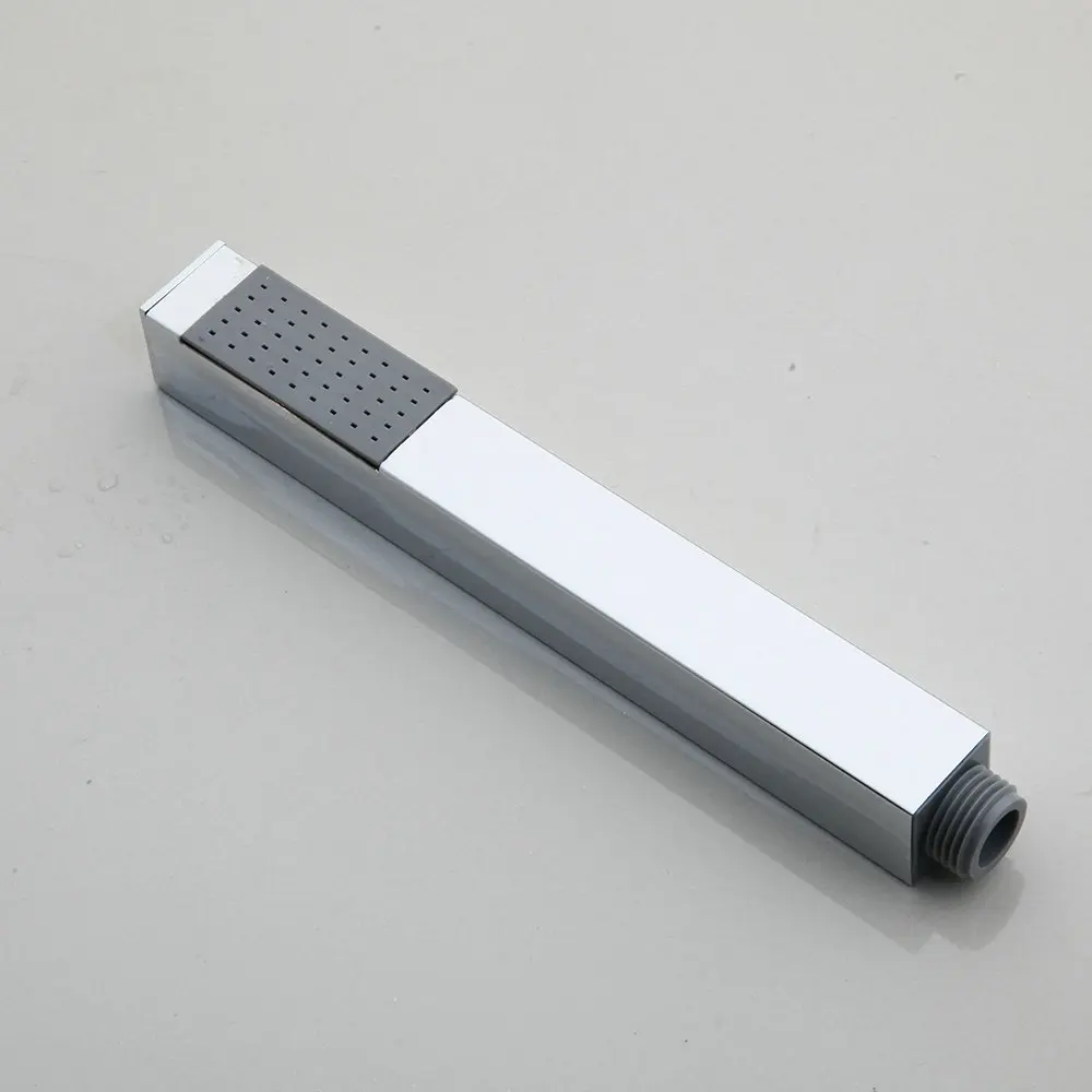 8 дюймов хромированный полированный набор для душа ванной комнаты квадратная