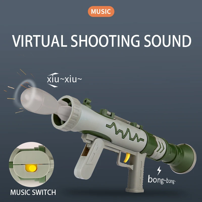 Звук и свет джедайский миномет может запускать ракетную стрельбу моделирование