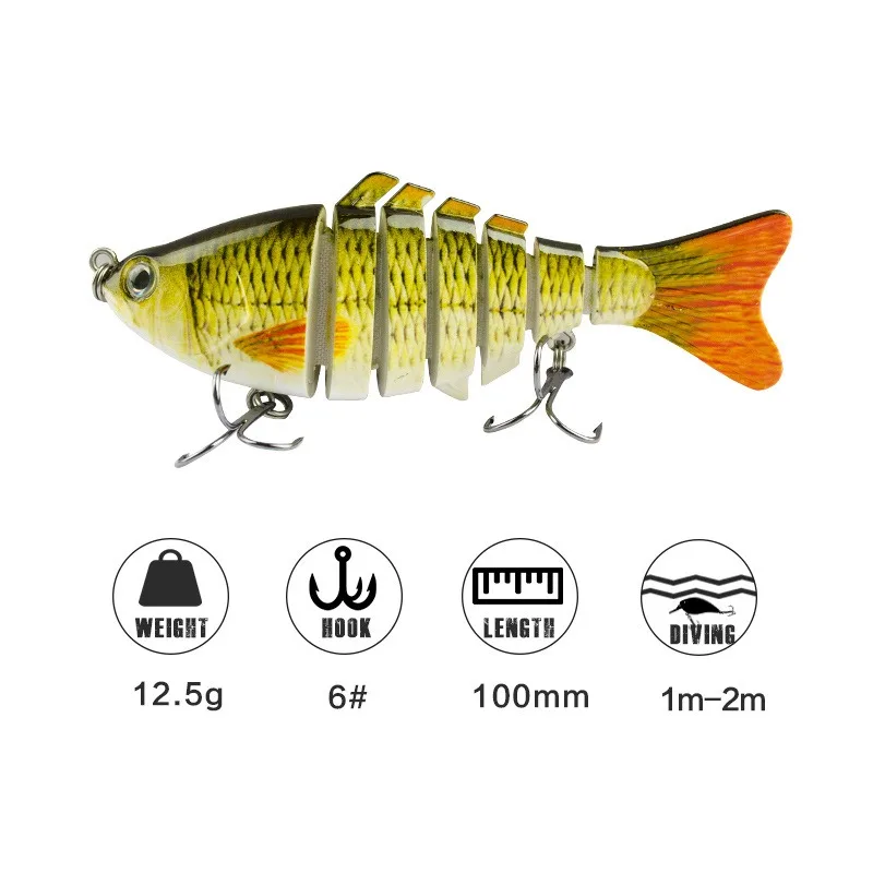 Приманка рыболовная тонущий воблер жесткая наживка для щуки форели | Спорт и