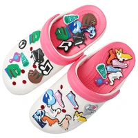 shoe accessories pianowaveskoalafrog pvc shoe charms accessories cute dog shoe decoration for croc jibz kids party x mas gift
