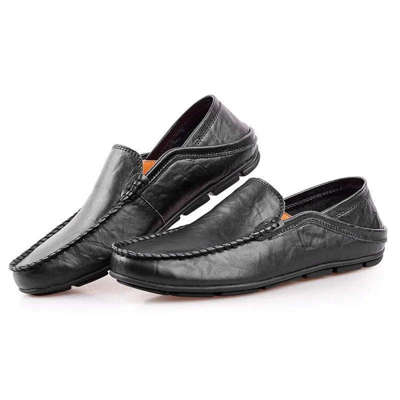 Мужская обувь мокасины лоферы из натуральной кожи Tenis Masculino Adulto Классическая