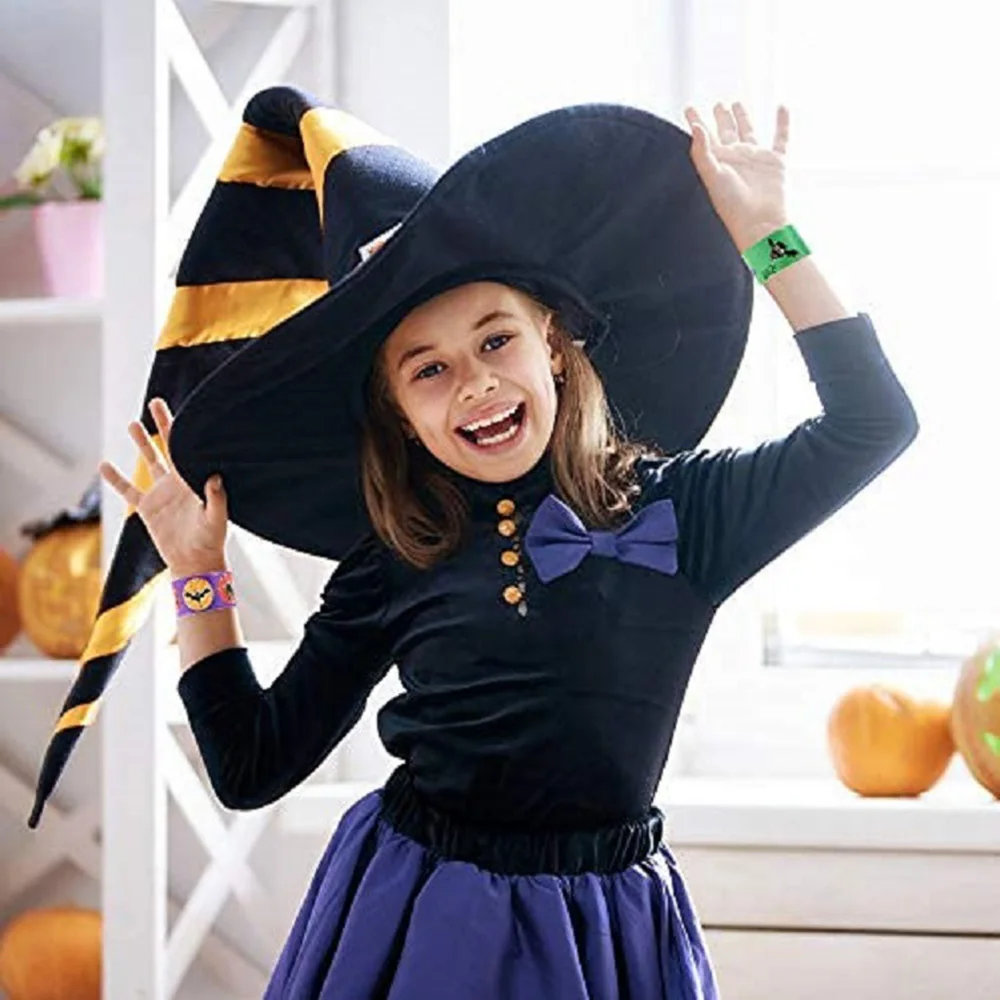 

Halloween Bracelets Wristbands Ghost Clap Wrist Bands for Kids Children Birthday Party Christmas Decoration Jewelry Gifts
