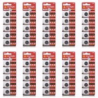 50pcs lithium cell coin battery 3v cr1620 cr 1620 button batteries ecr1620 dl1620 5009lc for watch toy remote electronic car key