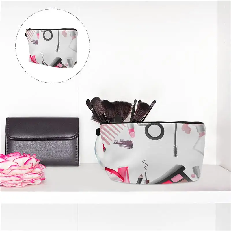 

4pcs Cosmetic Bags Funny Beach Makeup Bags Travel Organizer Bags Pouch Cases