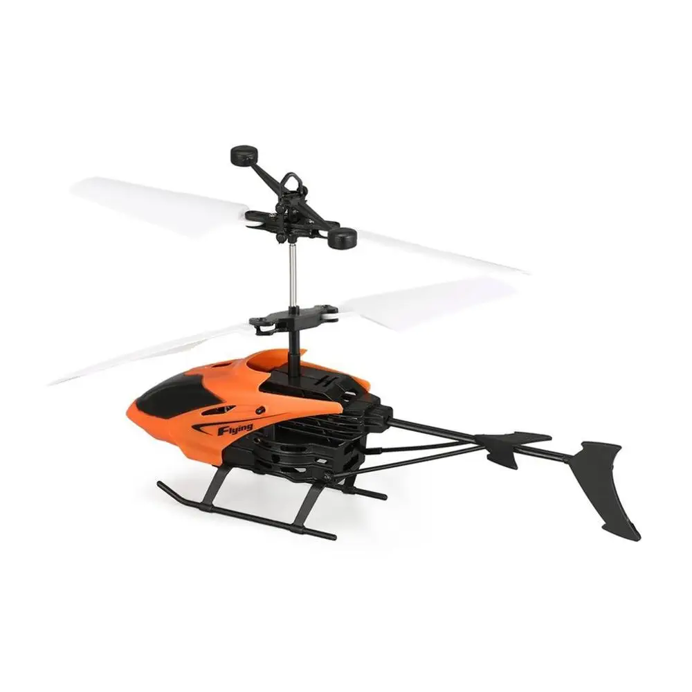 D715 Flying Mini Infrared Induction RC Helicopter Drone Remote Control Aircraft with LED Flashing light for Kids Toys Gift