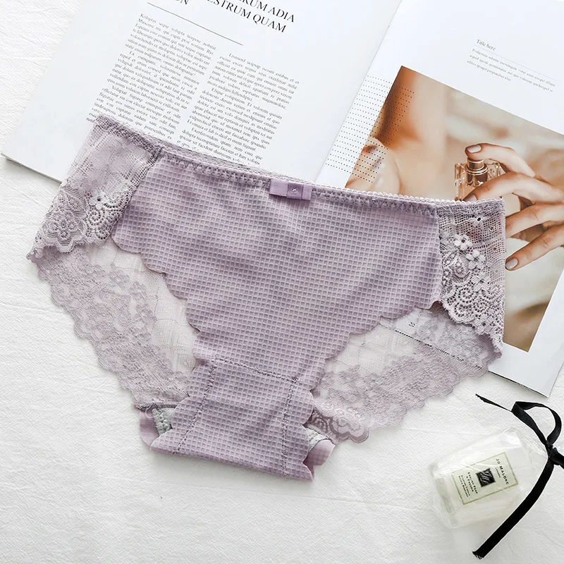 Простое однотонное кружевное сексуальное нижнее белье женские прозрачные